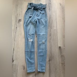 Cello Skinny jeans w/ tie